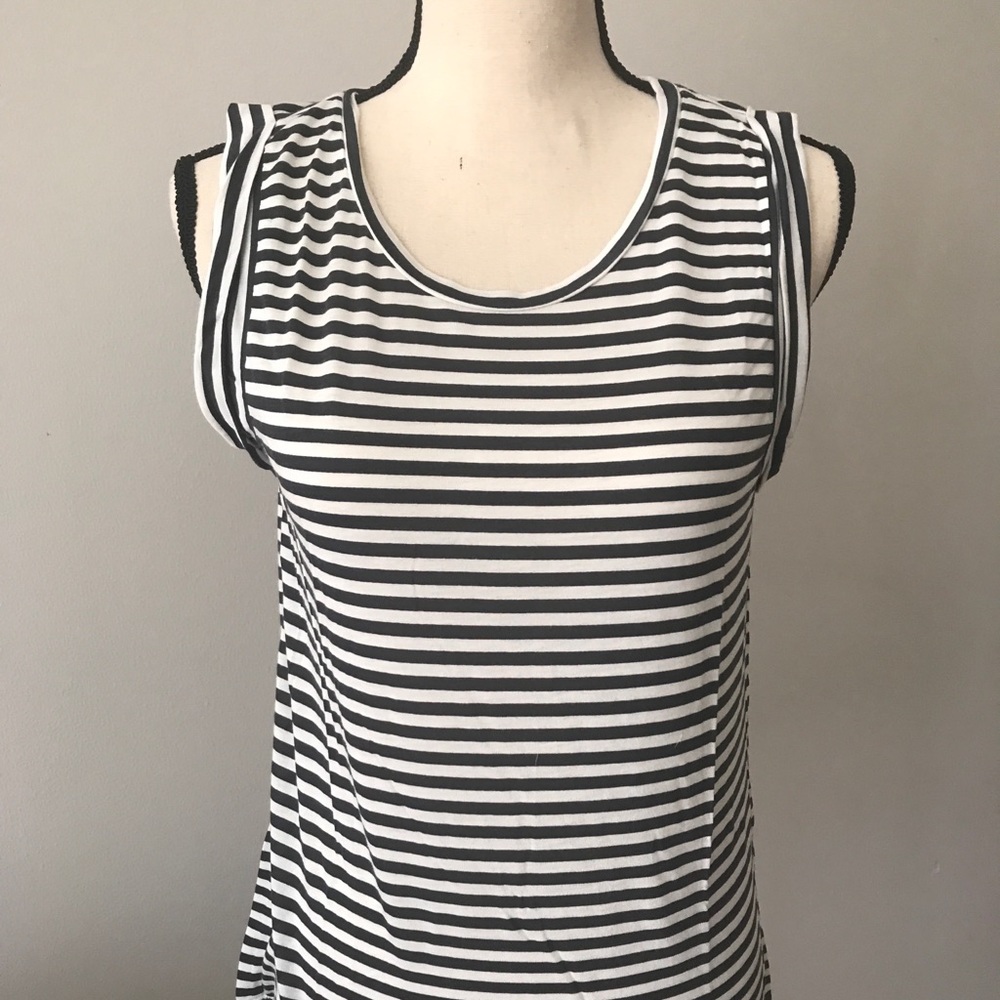 J Crew Striped Tunic Style Shirt